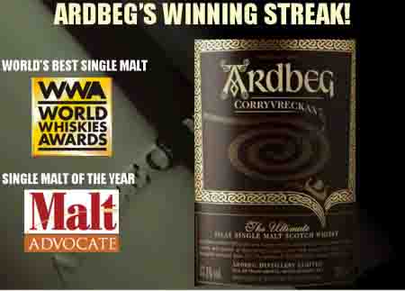 Ardbeg's Winning Streak - World's Best Single Malt and Single Malt of the Year