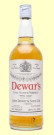 A bottle of Dewars White Label Blended Whisky - Bottled in 1970