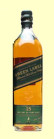A bottle of Johnnie Walker Green Label Blended - Vatted Malt