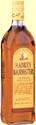 A bottle of Hankey Bannister Blended Whisky