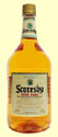 A bottle of Scoresby Rare Blended Whisky 