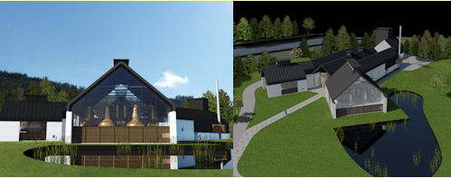 Plans for the new Chivas Brother Distillery in Speyside