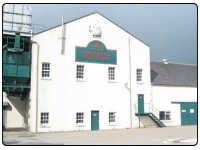 A photo of the yard of the Strathmill Scotch Whisky Distillery