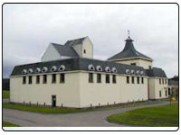 A view of the Braeval Scotch Whisky Distillery