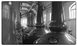 A photo from inside the Glenrothes Distillery