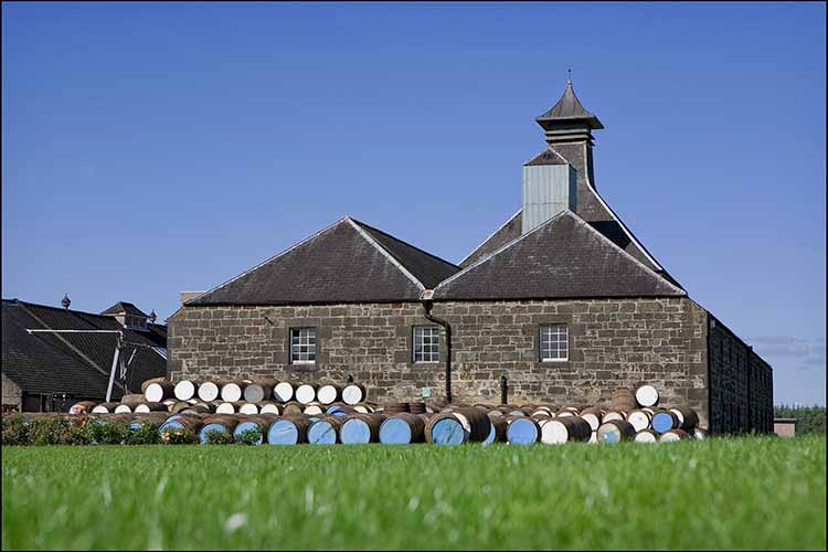 Photo of the BenRiach Distillery