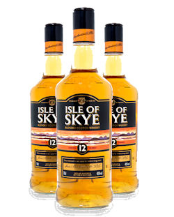 3 bottles of the 12 Year Old Isle of Skye