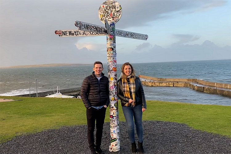 Local husband and wife team Kerry and Derek Campbell set to open John O'Groats whisky distillery in the summer of 2021