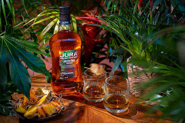Jura Whisky brings the tropical to its island home with new Rum Cask Finish. Exotic single malt added to its portfolio 