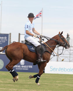 Prince Harry at the Sentebale Royal Salute Polo Cup Brazil 2012