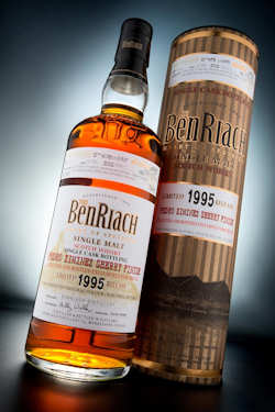 BenRiach Limited Release 1995 cask # 7164 - UK Exclusive - PX Sherry Finish - 695 bottles available