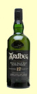 A bottle of Ardbeg 17 Year Old Single Malt Whisky