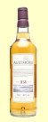 A bottle of Aultmore 12 Year Old Single Malt Whisky