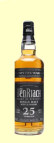 A bottle of Benriach 25 Year Old Single Malt Speyside Whisky