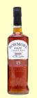 A bottle of Bowmore 15 Year Old Single Malt Whisky - Darkness