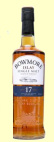 A bottle of Bowmore 17 Year Old Single Malt Whisky