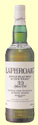 A bottle of Laphroaig 10 Year Old Single Malt Whisky  