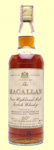 Macallan 1962 Single Malt Whisky - Bottled 1970's