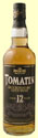 A bottle of Tomatin 10 Year Old Single Malt Whisky 
