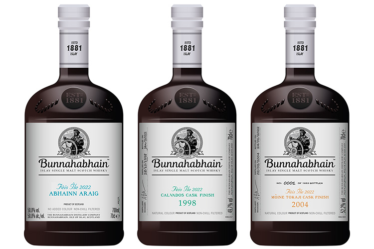 Bunnahabhain Unveils Three Limited Edition Releases In Celebration Of FÃ¨is ÃŒle 2022: Revealing the first three of its special limited editions