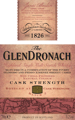 GlenDronach Launches Batch Two Of Its New Cask Strength Expression - 2nd May, 2013