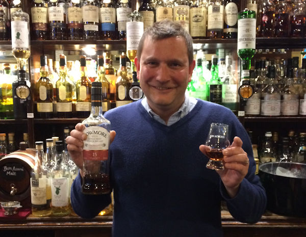 Alan Hubner Owner of Planet Whiskies at Bon Accord