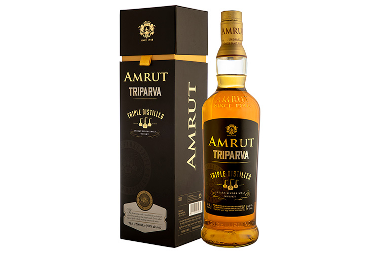 Amrut Triparva: India's first ever foray into Triple Distilled Single Malt with only 5,400 bottles worldwide.