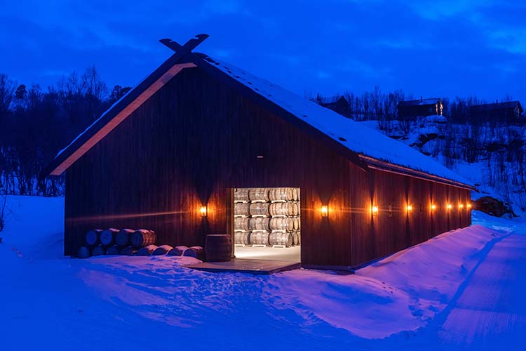 Unique Whisky Warehouse Opened In The Arctic with Aurora Spirit Distillery