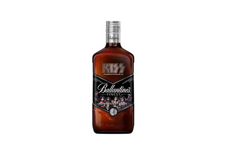Ballantine’s Celebrates Rock Legends Kiss With Limited-Edition True Music Icons Bottle
