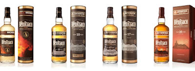 Benriach's Enhanced Peated Range Takes Customers Back to the Future - Peated Range