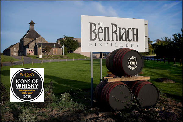 BenRiach Distillery Company Named Global Whisky Distiller Of The Year in 2015 ”Icons Of Whisky” Awards