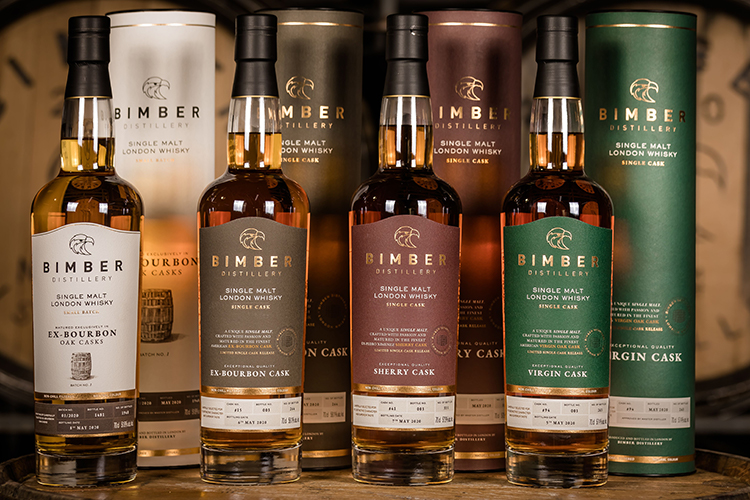 London Distiller Bimber debuts Ex-bourbon Oak Casks Small Batch and six single cask releases