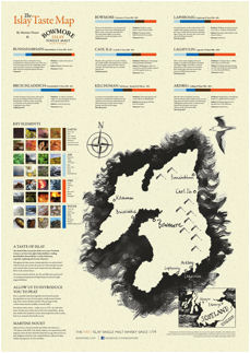 Bowmore Distillery Map of Islay