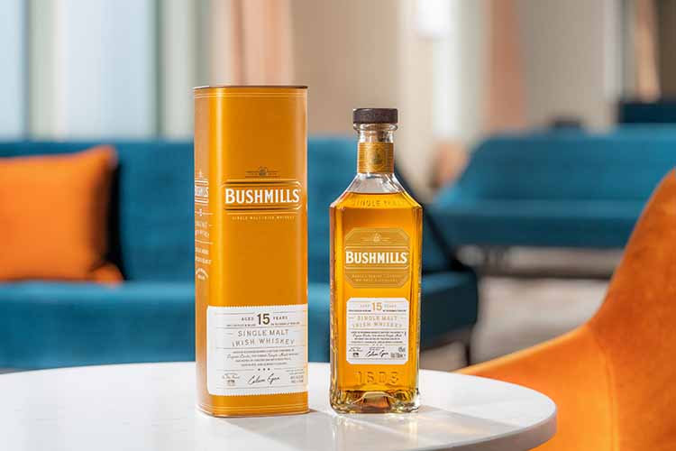 Bushmills Irish Whiskey Launches Luxurious Cognac Finished 15 Year Old Single Malt Exclusively For The Uk
