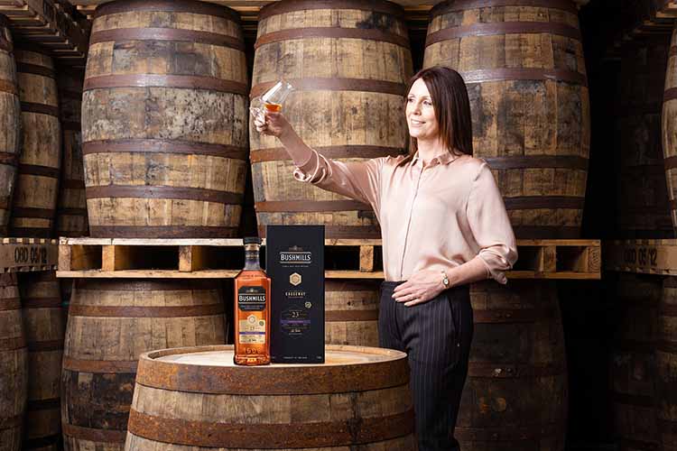 Bushmills Irish Whiskey Release A 23 Year Old Madeira Cask Aged Single Malt From Its Prestigious Causeway Collection Into Travel Retail Exclusively For Avolta. 
