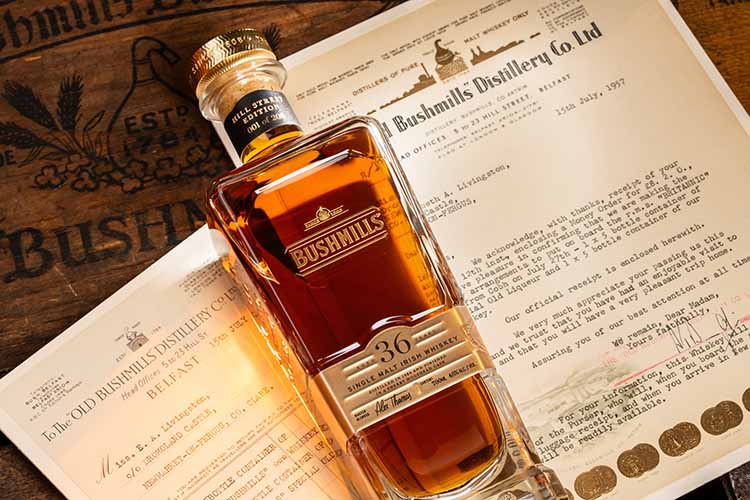 Bushmills Unveils Hill Street Edition,  
A 36-Year-Old Release Created Exclusively  
For The Friend At Hand, Belfast 
