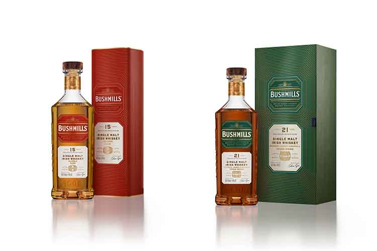 Bushmills Irish Whiskey Launches New  
'World Wood' Series With Rare 15 and 21 Year Old  Single Malts, Exclusive To Global Travel Retail