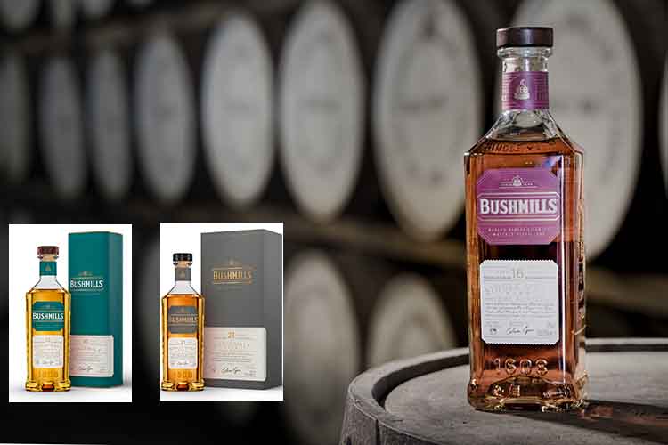 Bushmills® Irish Whiskey Single Malt Collection – Prior To The Latest Permanent Addtions Of 25 & 30 Year Olds