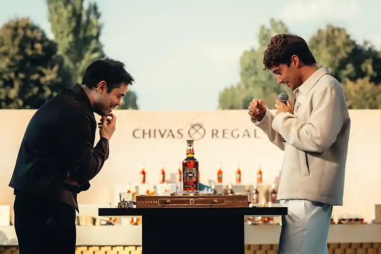 Charles Leclerc And Hikaru Nakamura Went Head-To-Head In A First-Of-Its-Kind Chivas Regal Showdown At Monza Charles Leclerc And Hikaru Nakamura Went Head-To-Head In A First-Of-Its-Kind Chivas Regal Showdown At Monza