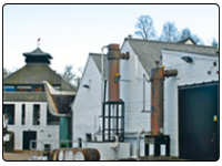 A photo of the Glenturret Distillery in Perthshire