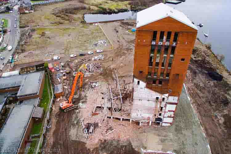 A photo of old building of Ballantine's Scotch Whisky Distillery