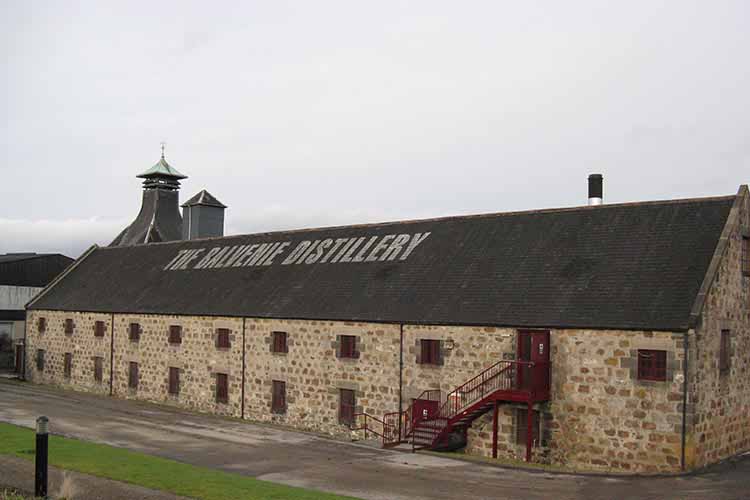 A photo of the Balvenie Scotch Whisky Distillery