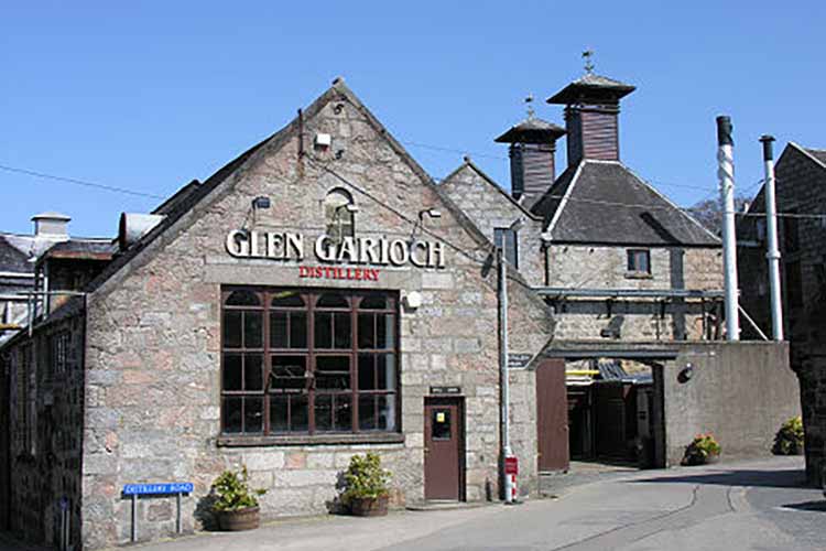 A photo of the Glen Garioch Distillery in Aberdennshire