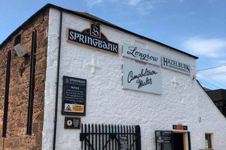 A photo of the Springbank Scotch Whisky Distillery