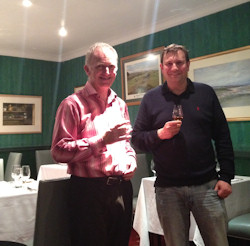 Rob the whisky expert at Duck's at Kilspindlie House