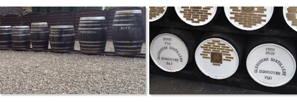 Glengoyne Distillery Barrels