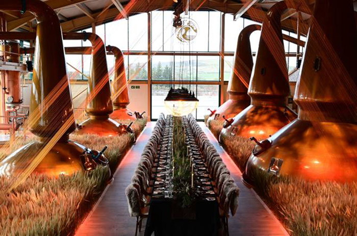 The collection was launched at an exclusive dinner at The Glenlivet Distillery, which Bethan Gray transformed for the occasion and which was catered by Michelin-starred chef Clare Smyth of CORE