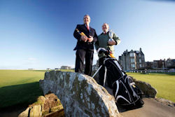 Paul Skipworth, President and MD The Glenmorangie Company with Peter Dawson, Chief Executive R&A
