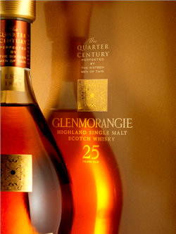The Glenmorangiw Highland Single Malt Scotch Whisky 25 Year Old