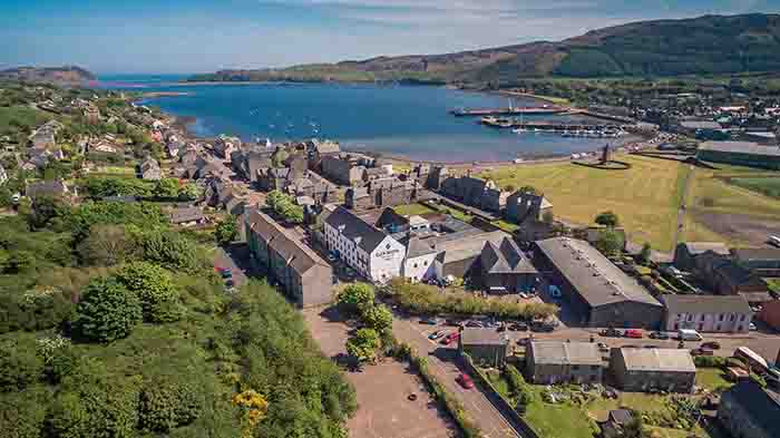 Aerial view of Glen Scotia